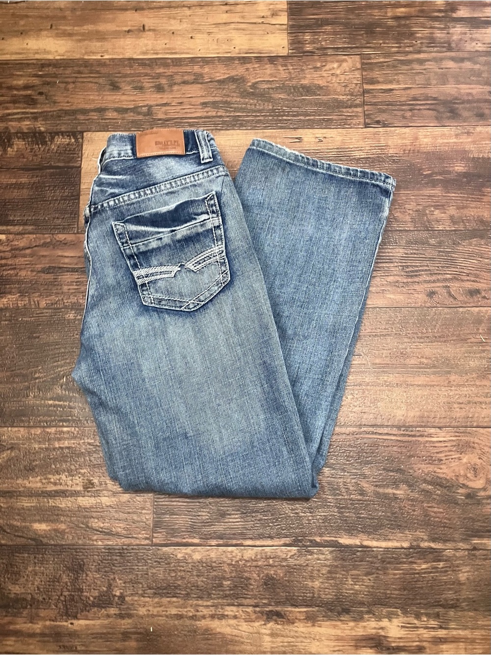 Men's Light Blue Bootcut Jeans - Classic Fit